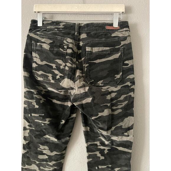 Pilcro And The Letterpress by Anthropologie Pants Green Camo High Rise Skinny - Picture 5 of 10